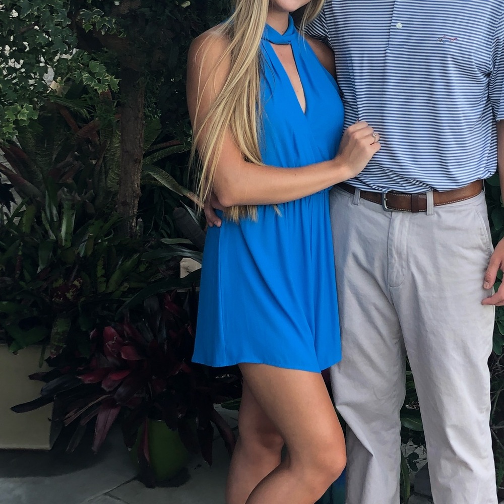 Blue Romper size small